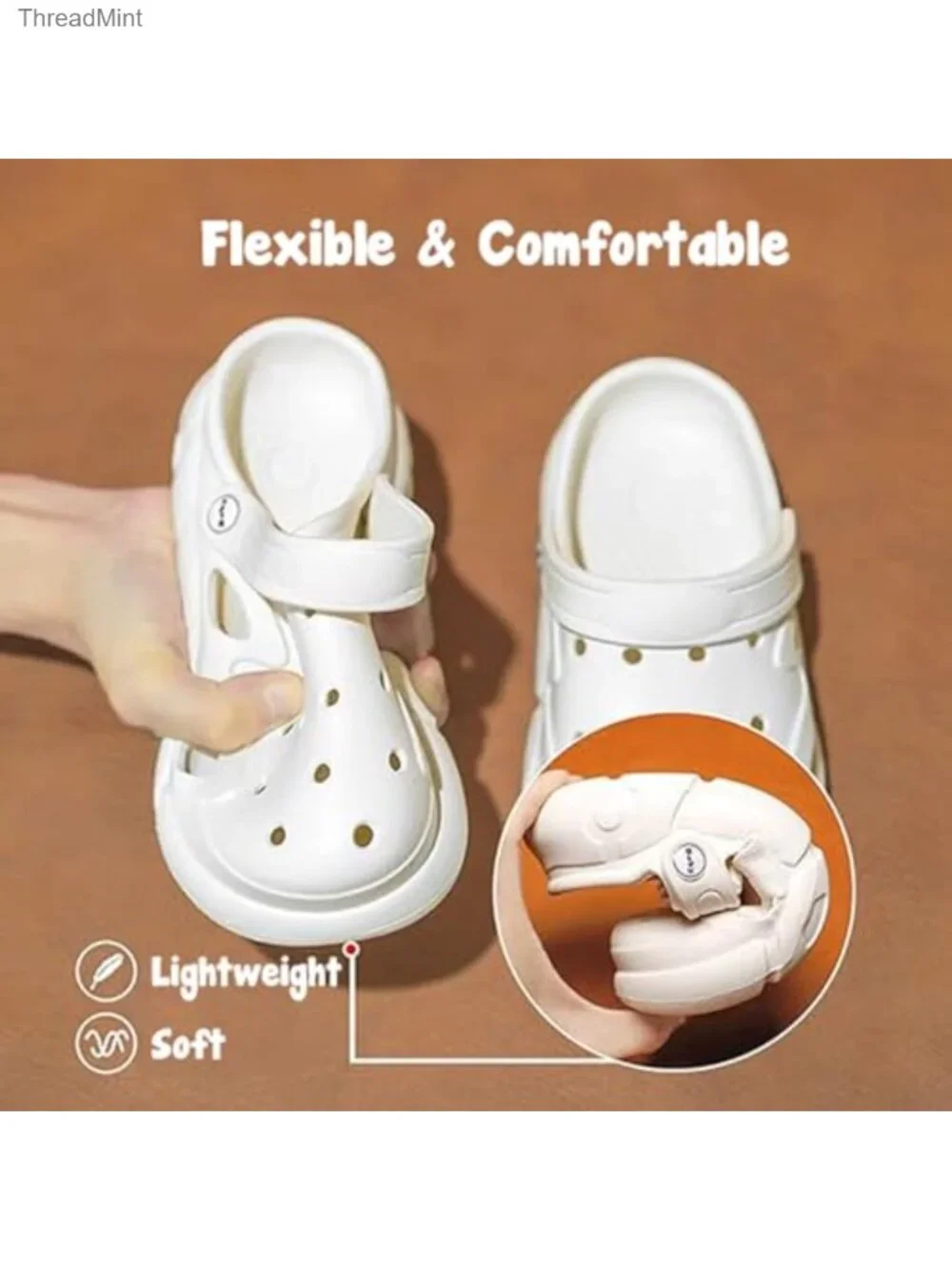 Kids Garden Clogs EVA Slip-On Shoes Quick Dry Non-Slip Mules